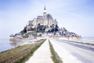 Mont Saint Michel, Normandy, France, 1979, Europe