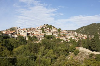 Mountain village Dimitsana, highlands of Arcadia, Peloponnese, Greece, Europe