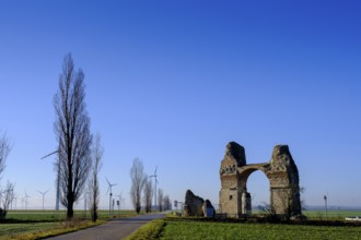 Roman excavation, Heidentor, Petronell-Carnuntum, Carnuntum Archaeological Park, Industrial