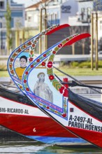 Moliceiro boats, Aveiro, Portugal, Europe