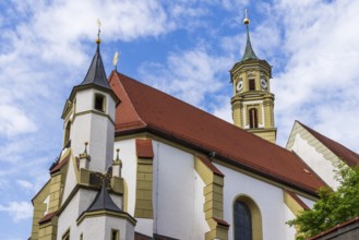 Curch of Sankt Anna, city of Augsburg, Bavaria, Germany, Europe