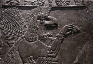 Assyrian god, Assyrian relief from Nimrud, today Iraq, British Museum, London, London region,