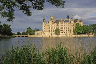 Europe, Germany, Mecklenburg-Western Pomerania, Schwerin, Schwerin Castle, built from 1845 to 1857