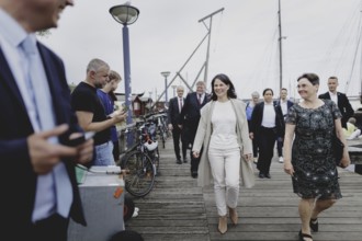 (L-R) Annalena Bärbock (Alliance 90/The Greens), Federal Foreign Minister, and Monika Heinold,