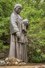 Statue in Tuscumbia, Alabama, USA called Sacred Tears, The Exit to the West by Branko Medenica