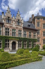 Kasteel van Gaasbeek courtyard, originally 13th century medieval fortified castle but renovated in