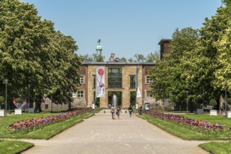 The Museum Kunstpalast Foundation, an art museum in the Court of Honour, state capital Düsseldorf,