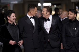 Cannes, France, 17.5.2024: Lorcan Finnegan, Julian McMahon, Nicolas Cage and Justin Rosniak at the