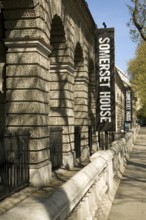 Somerset House on the Embankment, London