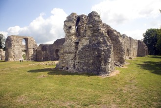 Ruins of Saint Pancras priory, Lewes, East Sussex, England, United Kingdom, Europe