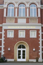 Westphalian School of Music in the former Natural History Museum, Münster, North Rhine-Westphalia,