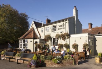 The Coach and Horses pub, Melton, Suffolk, England, UK