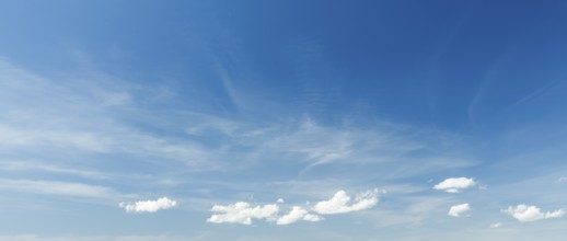 Peaceful and serene sky with clouds background