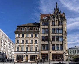 Historic architecture on Kupfergraben in Berlin Mitte, Germany, Europe