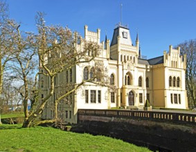 Evenburg Castle, moated castle, Leer, East Frisia, Lower Saxony, Germany, Europe