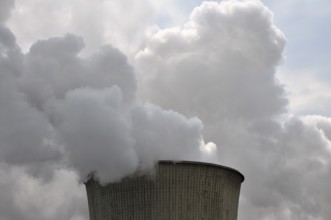 Niederaußem power plant, a base-load power plant operated by RWE PowerAG using lignite in