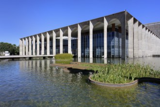 Foreign Ministry building, Itamaraty Palace or Palace of the Arches, designed by Oscar Niemeyer,