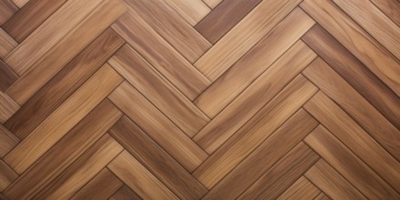 Wooden erringbone tile background, AI generated