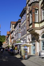 Half-timbered houses in the old town, Deutsche Fachwerkstrasse, Hannoversch Münden, Hann. Münden,