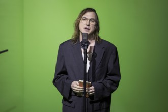 Lars Eidinger reads Hauspostille by Bertolt Brecht at Berlin's Friedrichstadtpalast on 20 January