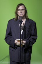 Lars Eidinger reads Hauspostille by Bertolt Brecht at Berlin's Friedrichstadtpalast on 20 January