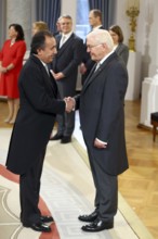 Imomudin Sattorov Tajikistan is received by Frank-Walter Steinmeier (President of the Federal