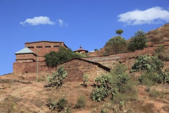 Abraha Atsbeha rock church, Abreha wa Atsbeha monastery, Ethiopia, Africa