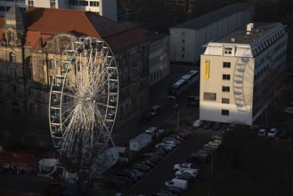 Ferris wheel at the Christmas market, Magdeburg, Saxony-Anhalt, Germany, Europe