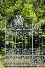 Coat of arms, fence, decorated, Varbüler Castle, Hemmingen Castle, former seat of the barons of