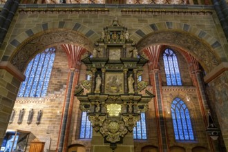 Interior of Bremen's St Peter's Cathedral, Free Hanseatic City of Bremen, Germany, Europe