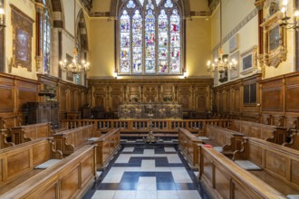 Interior of the chapel of Balliol College, University of Oxford, Oxford, Oxfordshire, England,