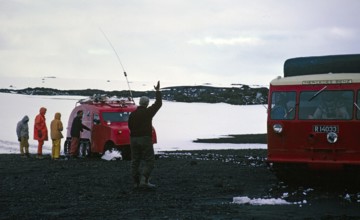 GUSI Bombardier B 12 snowmobile, Gudmundur Jonasson travel company Adventure Arctic Expedition to