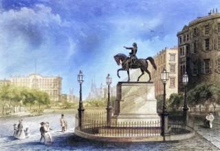 Statue of Washington, Union Square New York USA, George Washington, 1732-1799, First President of