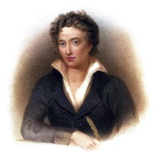 Percy Bysshe Shelley (1792-1822) English poet, born near Horsham, Sussex, Historical, digitally