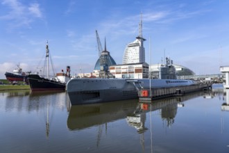 Submarine, Wilhelm Baür, Museum of Technology, Old Harbour, harbour basin, harbour district, Sail