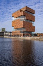 The MAS, Museum aan de Stroom, Museum am Strom, Bonapartdok, harbour basin, old harbour district,