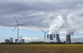 Grevenbroich, North Rhine-Westphalia, Germany, RWE Power AG Neurath power plant, lignite-fired