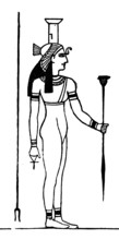 Nephthys, also Neb-hut or Nebet-hut, is a goddess of birth and death in Egyptian mythology,