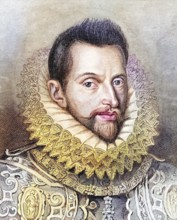 Alessandro Farnese 1545 to 1592. Italian. Duke of Parma and Piacenza from 1586 to 1592, and