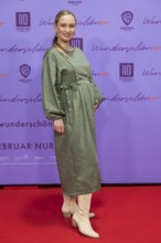 Caro Cult pregnant at the premiere of the film Wunderschöner at the Berlin Zoo Palast on 04.02.2025