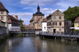 Lower Mill Bridge, Versicherungskammer Bayern, Upper Bridge, Old Town Hall, Regnitz, historic old