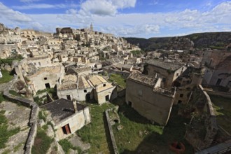 Old town, Sassi, Sassi di Matera cave settlements, UNESCO World Heritage Site, Matera, Basilicata,