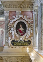 Epitaph Christiane of Saxe-Merseburg, first woman of Duke Christian of Saxe-Eisenach, baroque