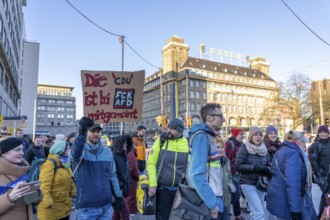 Demonstration of more than 14000 people against the AfD and the Merz-CDU and their asylum policy,