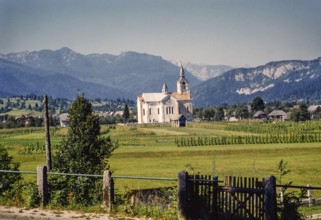 Church of Saint Nicholas, Bohinjska Bistrica, Upper Carniola, Slovenia, former Yugoslavia, Europe