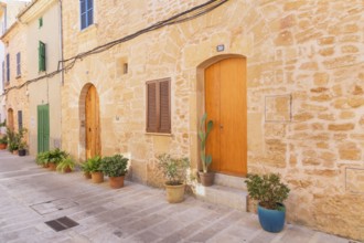 Alcudia old town, Alcudia, Mallorca, Balearic Islands, Spain, Europe