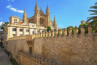 La Seu Cathedral, Palma de Mallorca, Mallorca, Balearic Islands, Spain, Europe