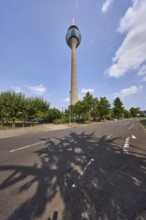 Rhine Tower television tower in Düsseldorf, state capital, independent city, North