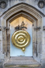 The Corpus Clock or Grasshopper Clock by John Taylor 2008, Corpus Christi College, Cambridge,