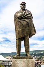 Monument to the Italian hero Nazario Sauro (1880-1916), Trieste, harbour town on the Adriatic,